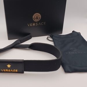 Versace Black and Gold Men's Glasses Strap
